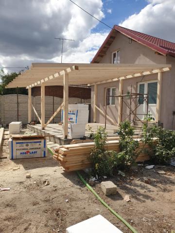 constructii terase casa, terase vile, pret terasa din lemn