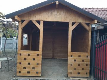 constructii foisoare gradina, pret foisor curte, realizare foisoare din lemn