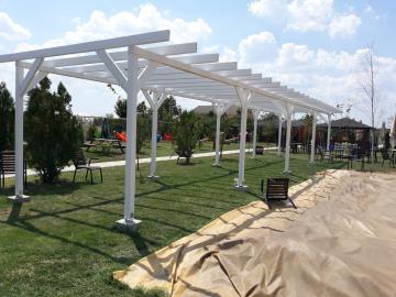 pergole pentru gradini, pergole din lemn, constructii pergole lemn