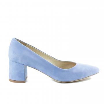 pantofi pumps piele naturala, incaltaminte piele naturala, incaltaminte dama, pantofi cu toc, pantofi bleu, pantofi cu toc bleu, pantofi baby blue, pantofi toc patrat, pantofi toc 6 cm, pantofi cu toc comod, pantofi bleu ciel, pantofi cu toc mediu