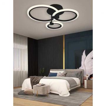 LUSTRA LED IEFTINA , LUSTRA LED PENTRU CAMERA , LUSTRA LED REGLABILA , LUSTRA LED CARE SCHIMBA CULORILE , LUSTRA LED PENTRU APARTAMENT , LUSTRA LED CU TELECOMANDA , LUSTRA LED 4 CERCURI