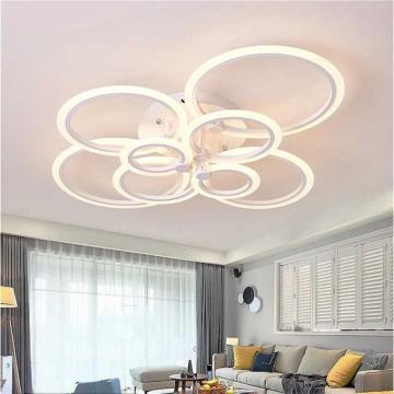 LUSTRA LED IEFTINA , LUSTRA LED PENTRU CAMERA , LUSTRA LED REGLABILA , LUSTRA LED CARE SCHIMBA CULORILE , LUSTRA LED PENTRU APARTAMENT , LUSTRA LED CU TELECOMANDA , LUSTRA LED 4 CERCURI