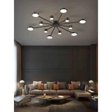 LUSTRA LED IEFTINA , LUSTRA LED PENTRU CAMERA , LUSTRA LED REGLABILA , LUSTRA LED CARE SCHIMBA CULORILE , LUSTRA LED PENTRU APARTAMENT , LUSTRA LED CU TELECOMANDA , LUSTRA LED 4 CERCURI