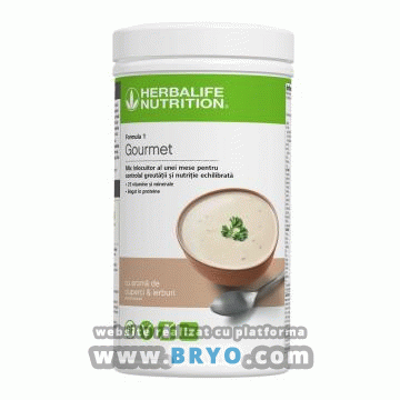 Herbalife Formula 1 Gourme supa ciuperci, shake proteine