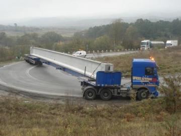 Transport panouri prefabricate