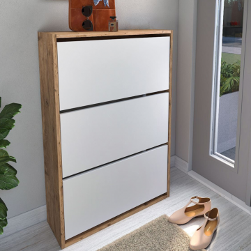 pantofar, pantofar cu uși rabatabile, pantofar îngust hol, dulap pantofi rabatabil, pantofar modern cu rafturi, mobilier pentru hol pantofar, organizator pantofi hol, pantofar 18 perechi, pantofar ikea