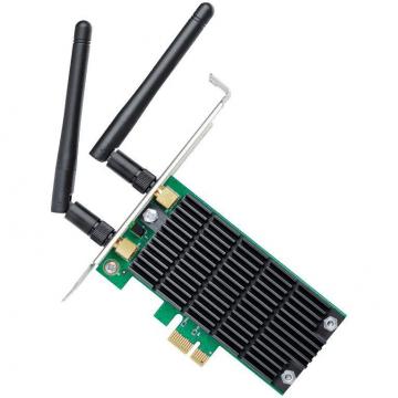 Adaptor wireless TP-Link, AC1200 Dual-band, placa de retea wireless  unitate protejata, placa de retea ieftina , placa de retea pt pc