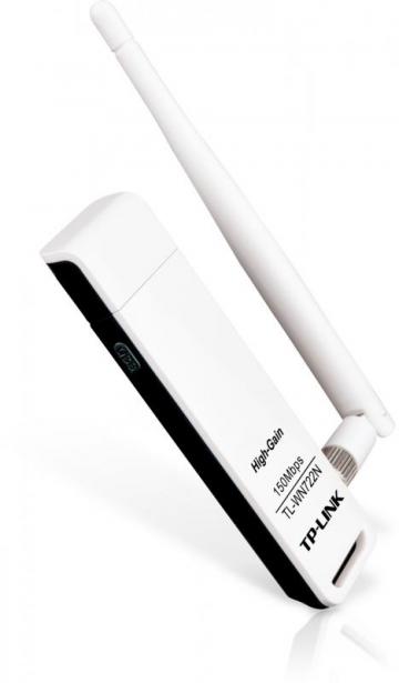 Adaptor wireless TP-Link N150, placa retea wireless unitate protejata,placa de retea ieftina