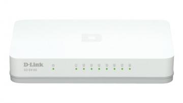 Switch D-Link GO-SW-8G, switch 8 porturi, switch retea ieftin unitate protejata