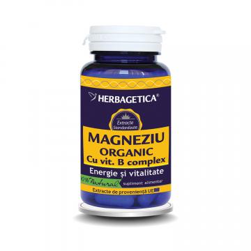 Magneziu Organic Cu Vit.B Complex 30 cps