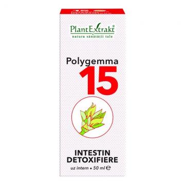 Polygemma 15  Intestin detoxifiere  50 ml		  