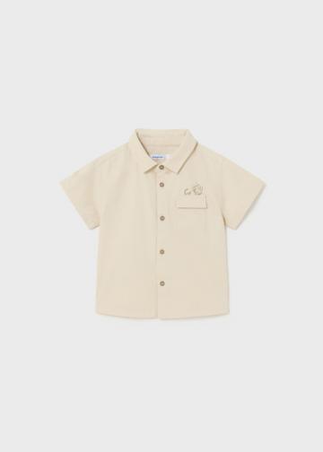 Camasa BABY BAIAT Crema, pret Camasa, magazin online Bluze si Camasi Bebe Baiat 6-36 luni, oferta Camasa, preturi Bluze si Camasi, oferte Camasa Bebe Baiat 6-36 luni, magazin produse Mayoral