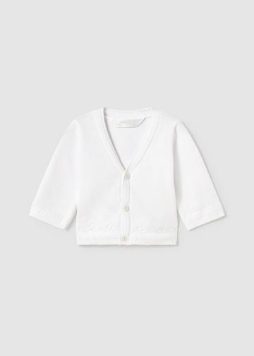 Cardigan NEWBORN BAIAT Alb, pret Cardigan, magazin online Cardigane Nou-nascut Baietel 0-18 luni, oferta Cardigan, preturi Cardigane, oferte Cardigan Nou-nascut Baietel 0-18 luni, magazin produse Mayoral