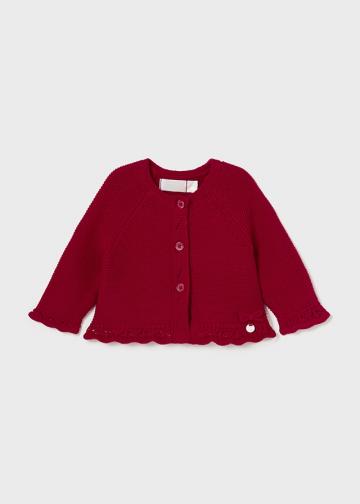 Cardigan NEWBORN FETITA Rojo, pret Cardigan, magazin online Cardigane Nou-nascut Fetita   0-18 luni, oferta Cardigan, preturi Cardigane, oferte Cardigan Nou-nascut Fetita   0-18 luni, magazin produse Mayoral