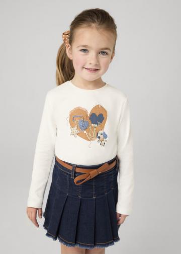 Fusta MINI FETITA Dark, pret Fusta, magazin online Pantaloni si Fuste Fetita 2-9 ani, oferta Fusta, preturi Pantaloni si Fuste, oferte Fusta Fetita 2-9 ani, magazin produse Mayoral