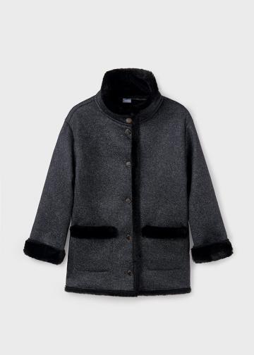 Geaca MISS Negru, pret Geaca, magazin online Geci si Jachete Fata 8-18 ani, oferta Geaca, preturi Geci si Jachete, oferte Geaca Fata 8-18 ani, magazin produse Mayoral