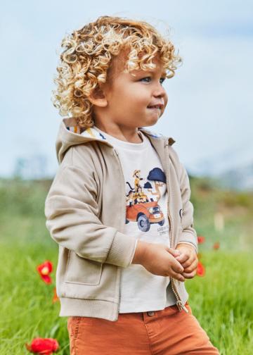 Hanorac BABY BAIAT Crema, pret Hanorac, magazin online Pulovere si Hanorace Bebe Baiat 6-36 luni, oferta Hanorac, preturi Pulovere si Hanorace, oferte Hanorac Bebe Baiat 6-36 luni, magazin produse Mayoral