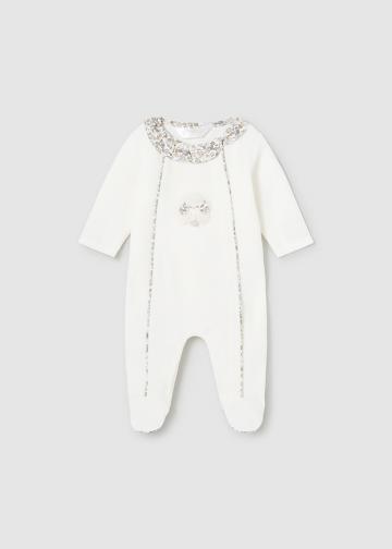 Pijama NEWBORN FETITA Ecru, pret Pijama, magazin online imbracaminte, oferta Pijama, magazin produse Mayoral