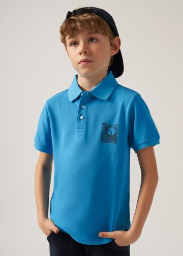 Polo BAIAT Turquesa, pret Polo, magazin online Tricouri Polo Baiat 8-18 ani, oferta Polo, preturi Tricouri Polo, oferte Polo Baiat 8-18 ani, magazin produse Mayoral