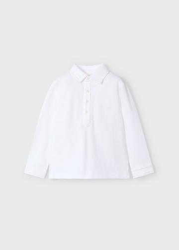 Polo MINI BAIAT Alb, pret Polo, magazin online Tricouri Polo Baiat 2-9 ani, oferta Polo, preturi Tricouri Polo, oferte Polo Baiat 2-9 ani, magazin produse Mayoral