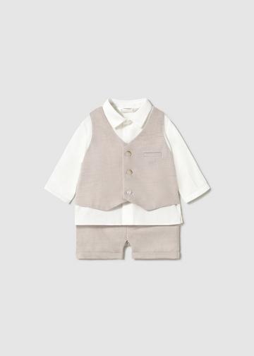 Set-Camasa mâneca lunga/Pantaloni scurti NEWBORN BAIAT Duna, pret Set-Camasa mâneca lunga/Pantaloni scurti, magazin online imbracaminte, oferta Set-Camasa mâneca lunga/Pantaloni scurti, magazin produse Mayoral