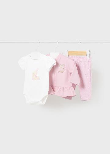 Trening NEWBORN FETITA Rosa baby, pret Trening, magazin online Treninguri Nou-nascut Fetita   0-18 luni, oferta Trening, preturi Treninguri, oferte Trening Nou-nascut Fetita   0-18 luni, magazin produse Mayoral
