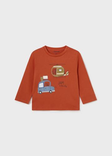 Tricou BABY BAIAT Orange, pret Tricou, magazin online Body-uri si Tricouri Bebe Baiat 6-36 luni, oferta Tricou, preturi Body-uri si Tricouri, oferte Tricou Bebe Baiat 6-36 luni, magazin produse Mayoral