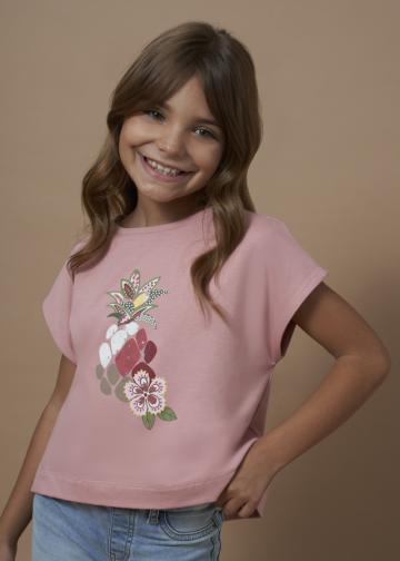 Tricou MISS Rosa palo, pret Tricou, magazin online Tricouri Fata 8-18 ani, oferta Tricou, preturi Tricouri, oferte Tricou Fata 8-18 ani, magazin produse Mayoral